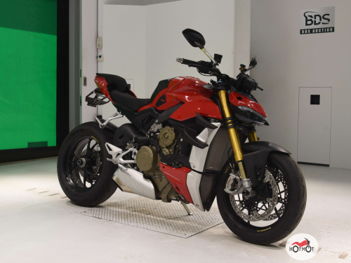 Мотоцикл DUCATI Streetfighter V4 2021, Красный фото 3