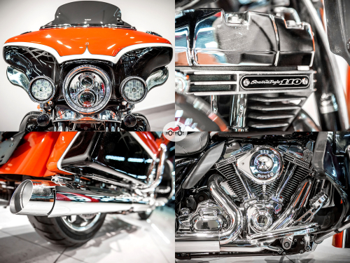 Мотоцикл Harley Davidson Electra Glide 2012, ОРАНЖЕВЫЙ фото 10