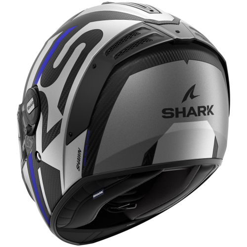 Шлем Shark SPARTAN RS CARBON SHAWN MAT Black/Blue/Silver фото 2