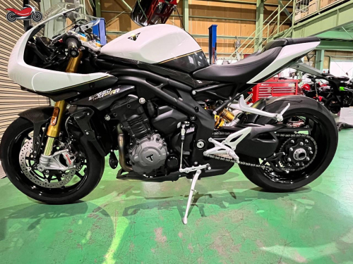 Мотоцикл Triumph Speed Triple 2023, БЕЛЫЙ фото 2