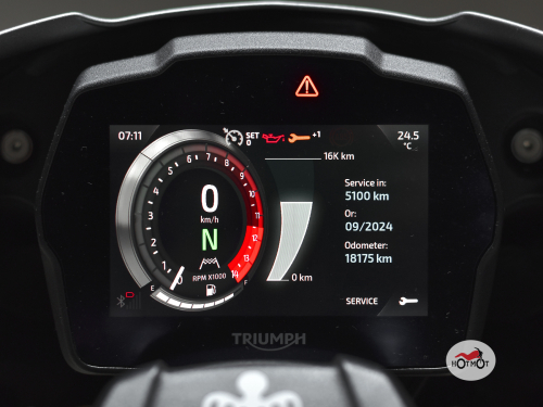 Мотоцикл TRIUMPH Speed Triple 2021, СЕРЫЙ фото 9