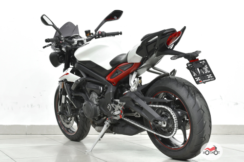 Мотоцикл TRIUMPH Street Triple 2017, Белый фото 8