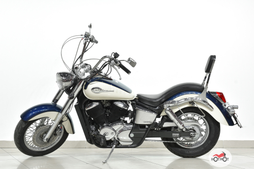 Мотоцикл HONDA SHADOW750 1999, белый, синий фото 4