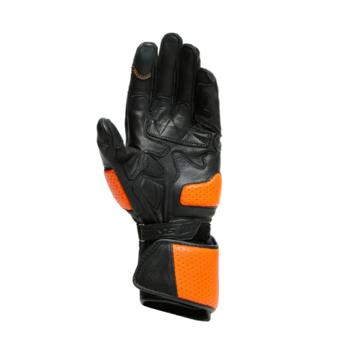 Перчатки кожаные Dainese IMPETO Black/Flame-Orange фото 3