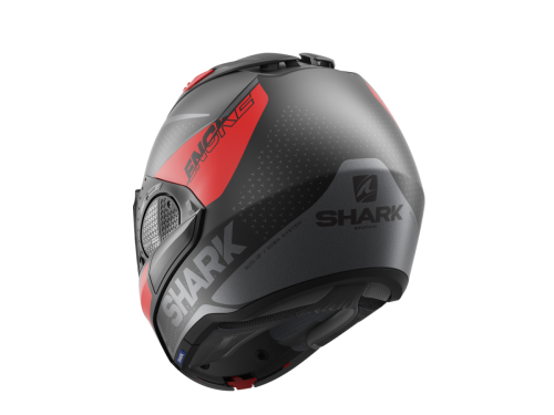 Шлем Shark EVO GT ENCKE MAT Black/Red фото 2