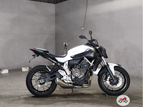 Мотоцикл YAMAHA MT-07 (FZ-07) 2014, Белый фото 2