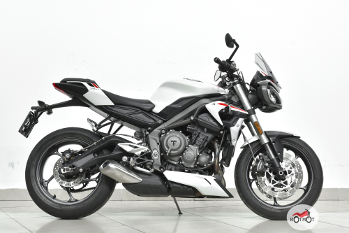 Мотоцикл TRIUMPH Street Triple 2021, БЕЛЫЙ фото 3