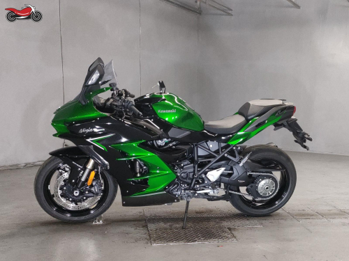 Мотоцикл Kawasaki Ninja H2 SX 2023, ЗЕЛЕНЫЙ фото 2