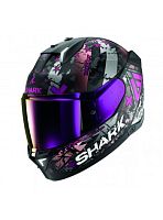 Шлем Shark SKWAL I3 HELLCAT MAT Black/Chrome/Violet