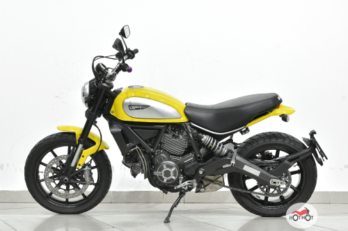 Мотоцикл DUCATI Scrambler 2015, желтый фото 4