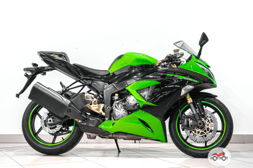 Мотоцикл KAWASAKI ZX-6 Ninja 2013, Зеленый фото 3