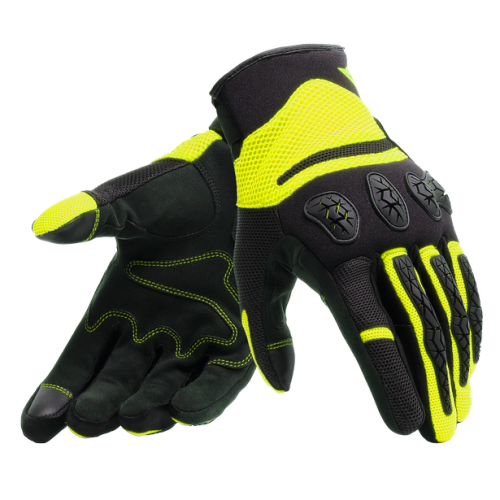 Перчатки Dainese AEROX UNISEX Black/Fluo-Yellow
