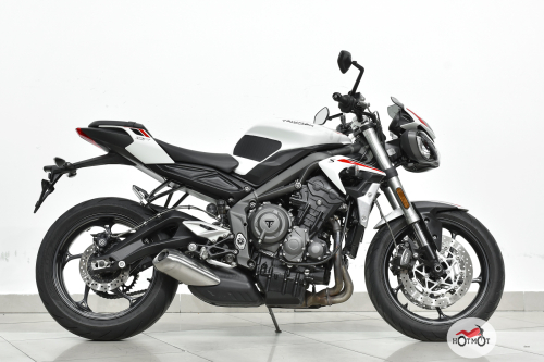 Мотоцикл TRIUMPH Street Triple 2021, БЕЛЫЙ фото 3