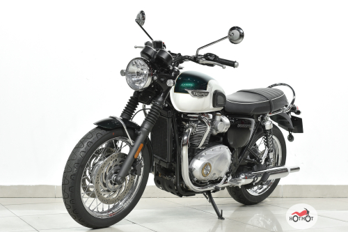 Мотоцикл TRIUMPH Bonneville T120 2018, БЕЛЫЙ фото 2