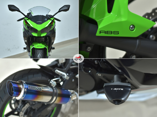 Мотоцикл KAWASAKI Ninja 400 2022, Зеленый фото 10