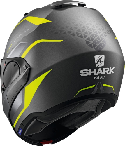 Шлем Shark EVO ES YARI Mat Antracite/Yellow/Silver фото 2