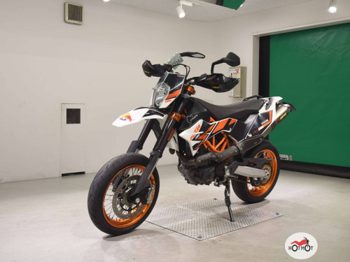 Мотоцикл KTM 690 SMC R 2014, белый фото 4