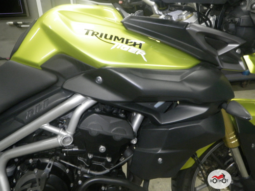 Мотоцикл TRIUMPH Tiger 800 2011, Желтый фото 9