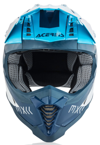 Шлем Acerbis X-RACER VTR White/Blue фото 5