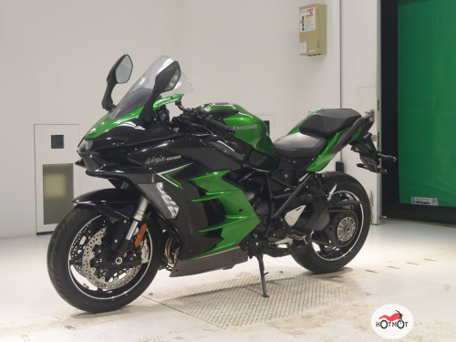 Мотоцикл KAWASAKI Ninja H2 SX 2022, Зеленый фото 4