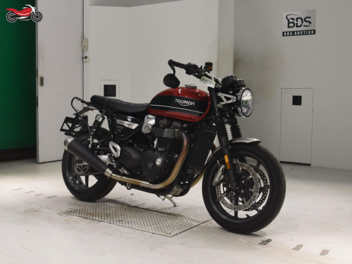 Мотоцикл Triumph Speed Twin 2019, КРАСНЫЙ фото 3