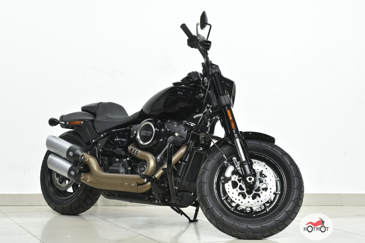 Купить Мотоцикл HARLEY-DAVIDSON Fat Bob 2019, Черный по лучшей цене с  доставкой - интернет магазин ХОТМОТ