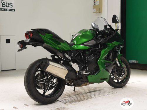 Мотоцикл KAWASAKI Ninja H2 SX 2019, Зеленый фото 5