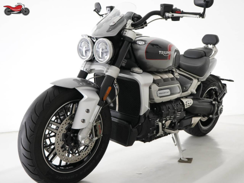 Мотоцикл Triumph Rocket III 2021, СЕРЫЙ фото 7