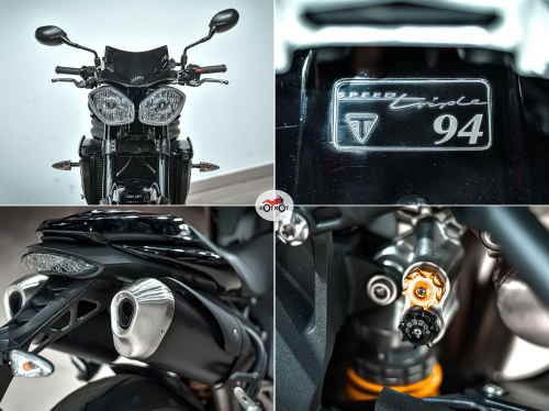 Мотоцикл TRIUMPH Speed Triple 2016, Черный фото 10