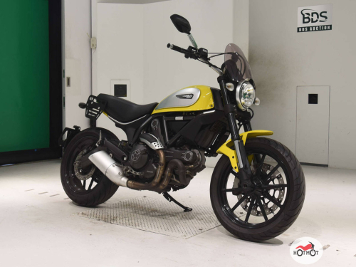 Мотоцикл DUCATI Scrambler 2015, желтый фото 3