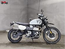 Мотоцикл Triumph Scrambler 2023, СЕРЫЙ