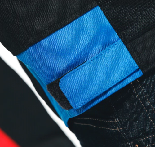 Куртка текстильная Dainese ELETTRICA AIR TEX JACKET Black/Lava-Red/Light-Blue фото 4