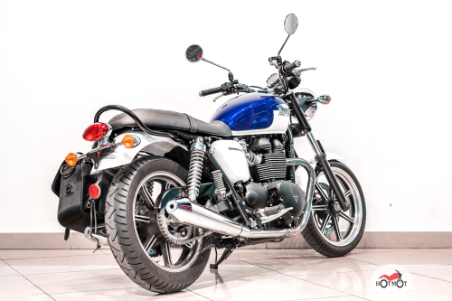 Мотоцикл TRIUMPH BONNEVILLE 900 2015, МНОГОЦВЕТНЫЙ (БЕЛЫЙ,СИНИЙ) фото 7