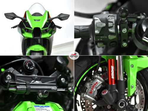 Мотоцикл KAWASAKI ZX-10R Ninja 2022, Зеленый фото 10