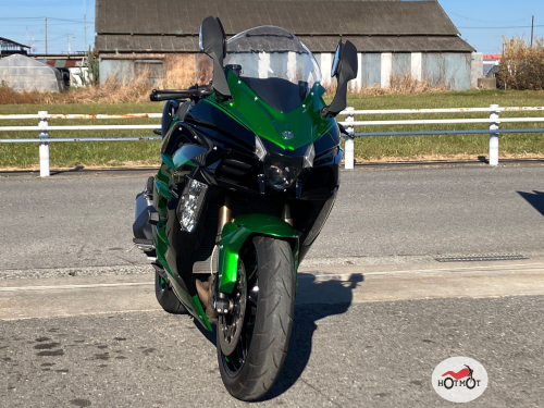 Мотоцикл KAWASAKI Ninja H2 SX 2019, Зеленый фото 3