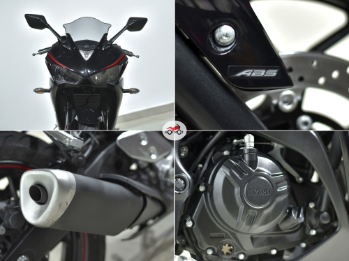 Мотоцикл YAMAHA YZF-R3 2018, Черный фото 10