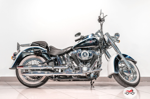 Мотоцикл Harley Davidson Softail Deluxe 2012, Белый фото 3
