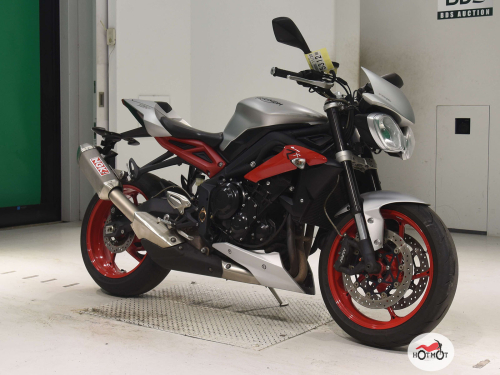 Мотоцикл TRIUMPH Street Triple 2015, серый фото 3