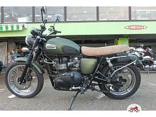 Мотоцикл TRIUMPH Scrambler 2011, Зеленый