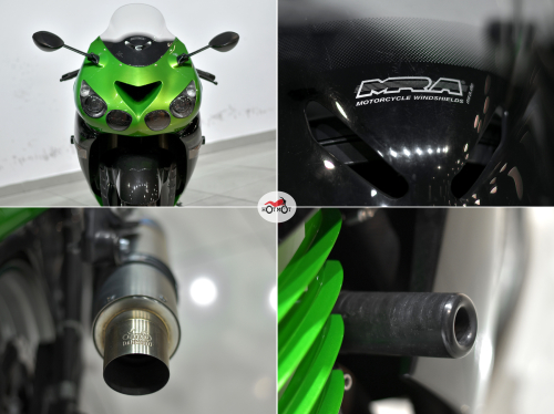 Мотоцикл KAWASAKI ZZR 1400 2009, Зеленый фото 10