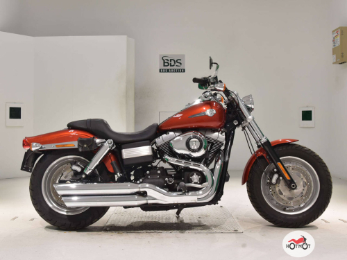 Мотоцикл HARLEY-DAVIDSON Fat Bob 2013, Оранжевый фото 2