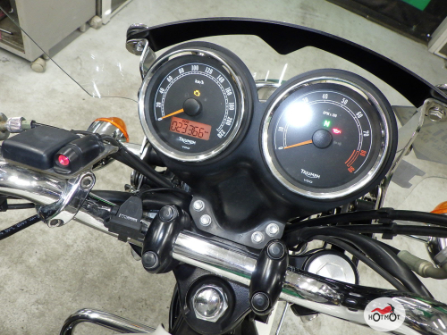 Мотоцикл TRIUMPH Bonneville T100 2014, БЕЛЫЙ фото 12