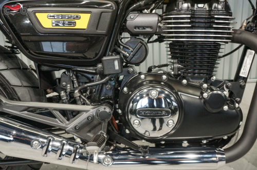 Мотоцикл HONDA CB 350RS 2023, желтый, черный фото 9