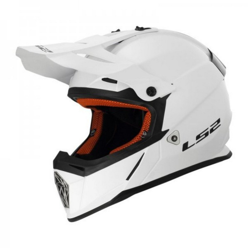 Шлем LS2 MX437 Fast Solid White