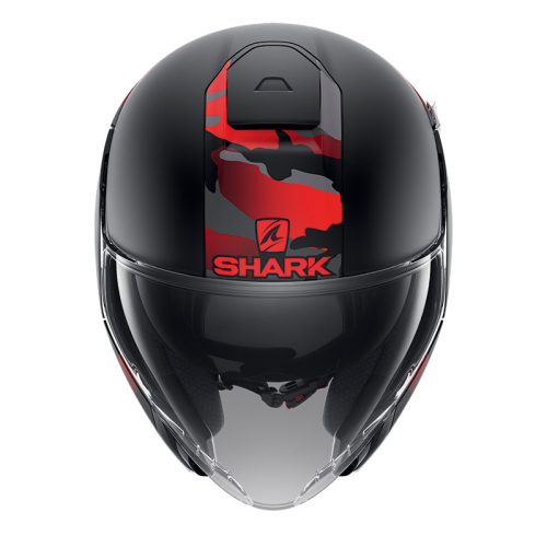 Шлем Shark CITYCRUISER GENOM MAT Black/Red фото 3