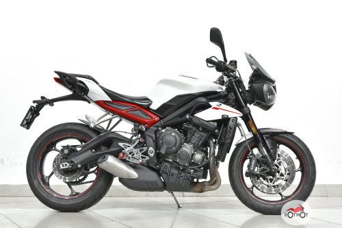 Мотоцикл TRIUMPH Street Triple 2017, Белый фото 3