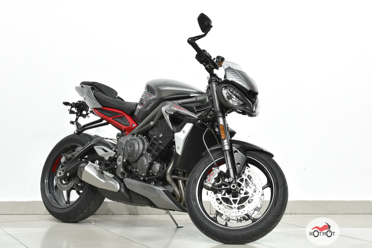 Мотоцикл TRIUMPH Street Triple 2022, СЕРЫЙ