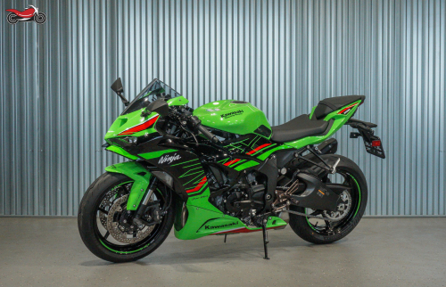 Мотоцикл Kawasaki ZX-6 Ninja 2024, ЗЕЛЕНЫЙ фото 3
