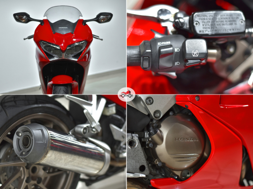 Мотоцикл HONDA VFR800F 2015, Красный фото 10