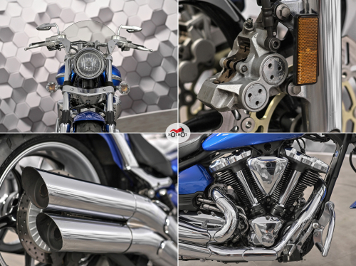 Мотоцикл YAMAHA XV 1900  2008, СИНИЙ фото 10